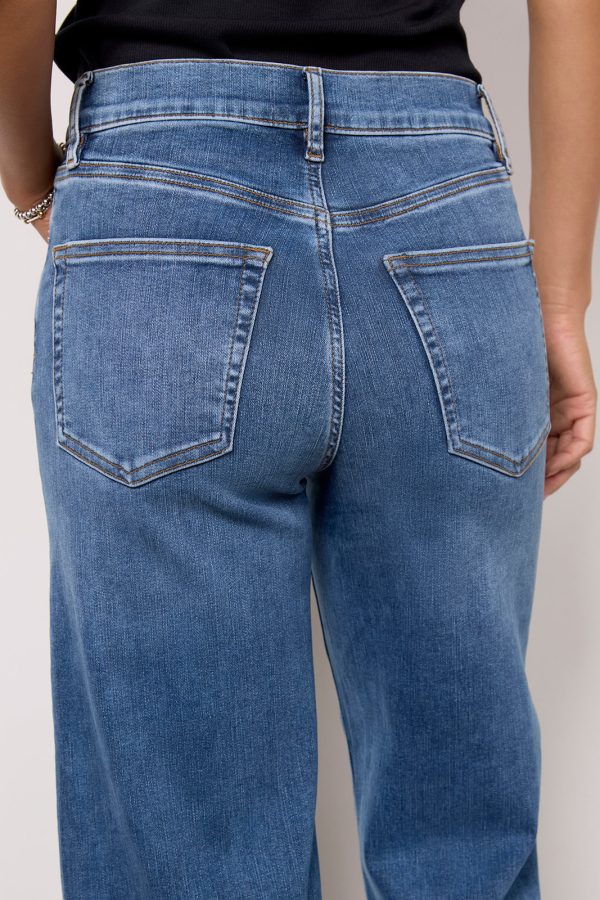 Le Slim Palazzo Raw Fray - Image 3