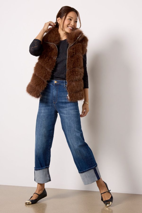Faux Fur Vest - Image 2
