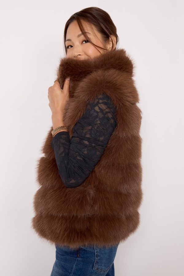 Faux Fur Vest - Image 6