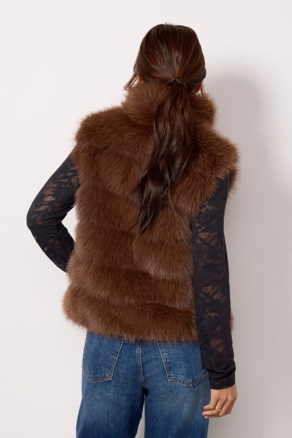 Faux Fur Vest - Image 4