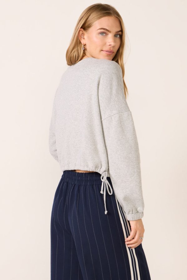 Keyara Tie Bottom Sweatshirt - Image 4