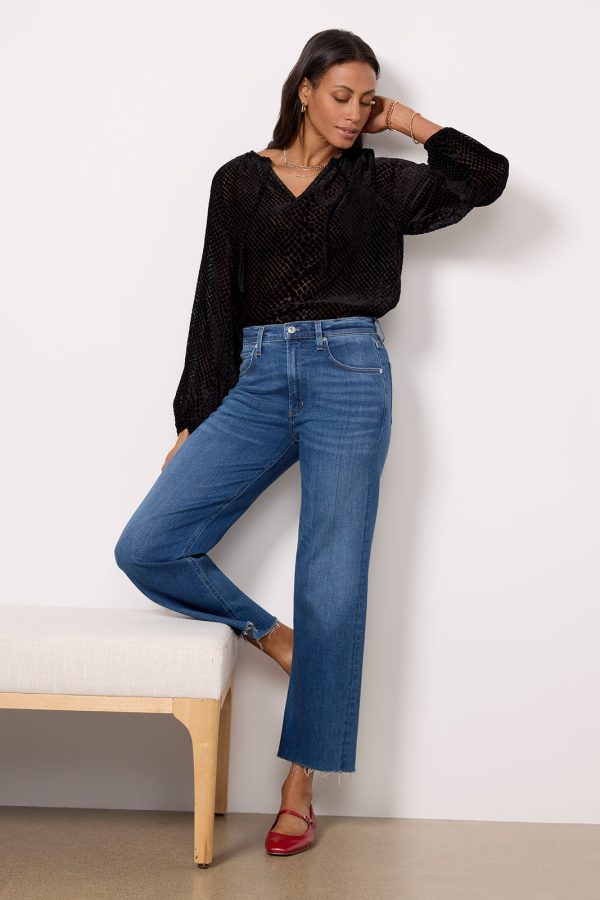 Arlo Velvet Burnout Top - Image 3