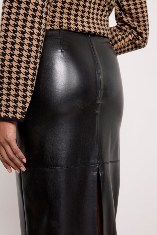 Better Than Leather Midi Skirt - Image 4