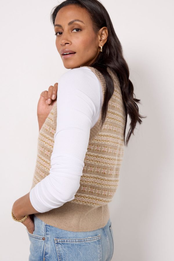 Highland Fair Isle Sweater Vest - Image 2