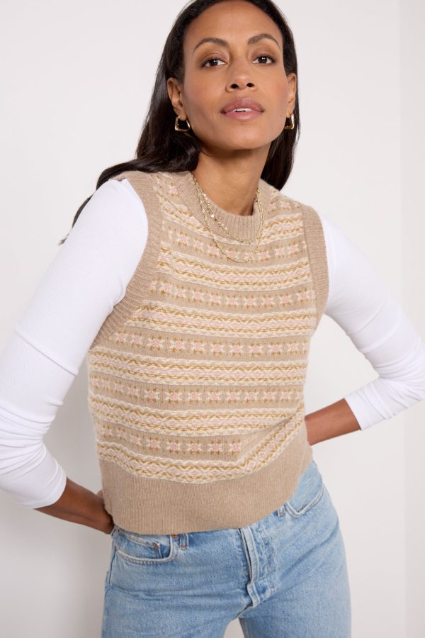 Highland Fair Isle Sweater Vest - Image 5