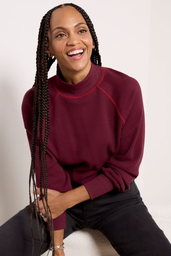 Laney Mock Neck Thermal Top - Image 2
