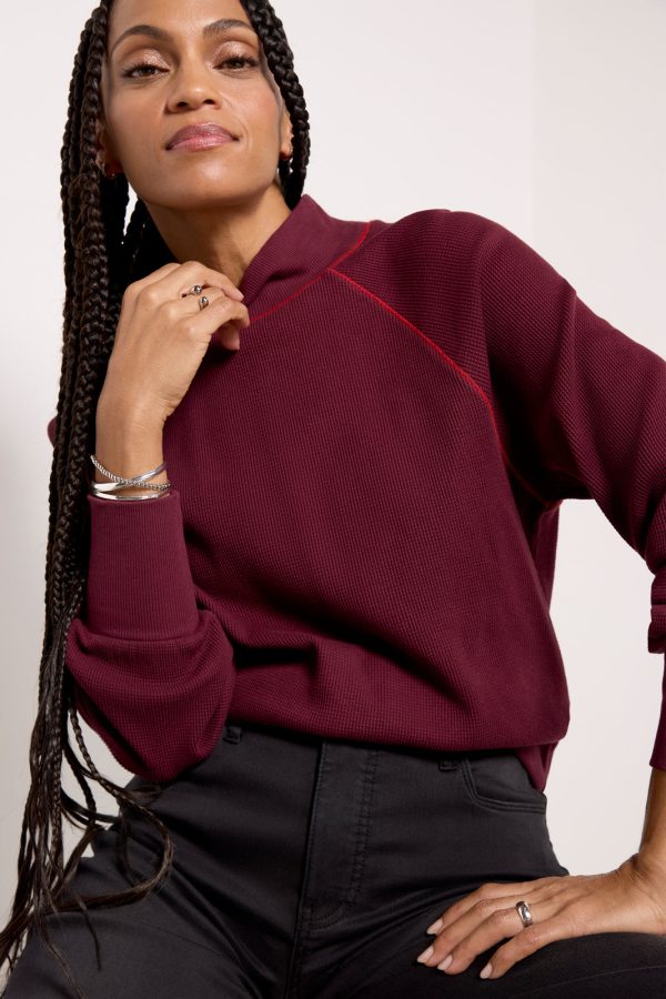 Laney Mock Neck Thermal Top - Image 5