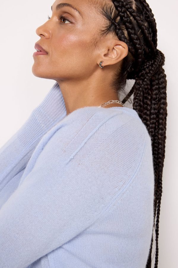 Kate Vneck Cashmere Pullover - Image 3
