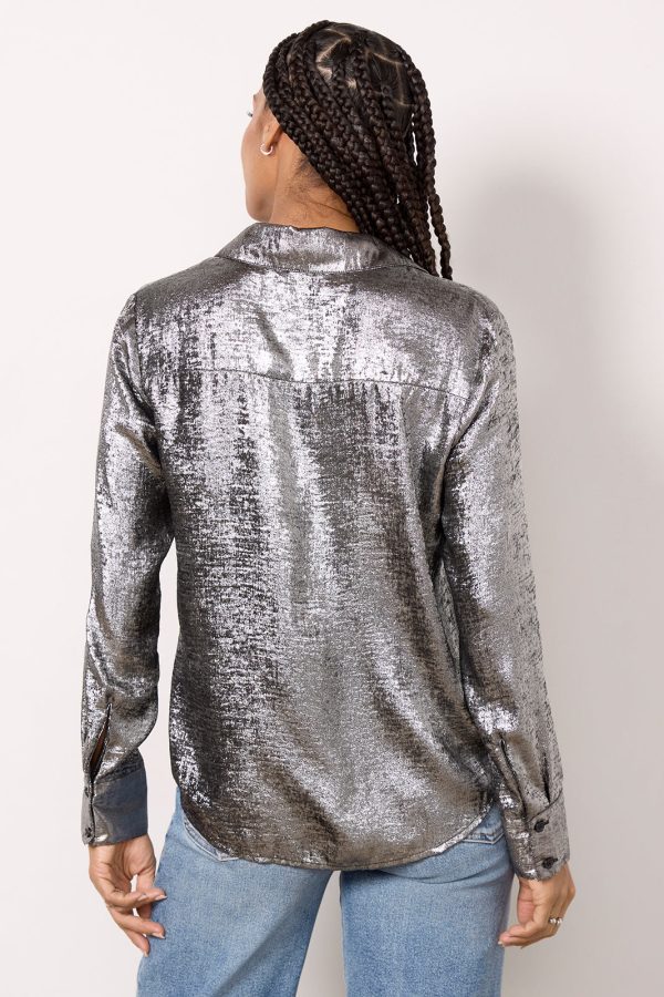 Florence Foil Shirting - Image 4