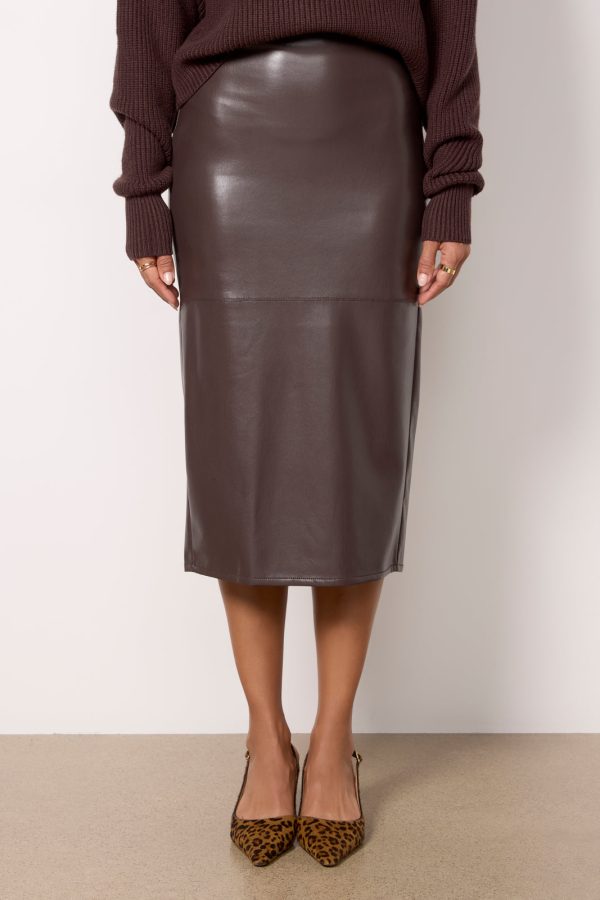 Better Than Leather Midi Skirt - Image 5