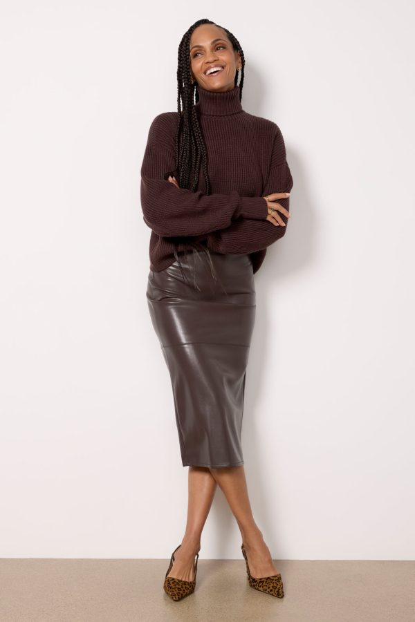 Better Than Leather Midi Skirt - Image 6