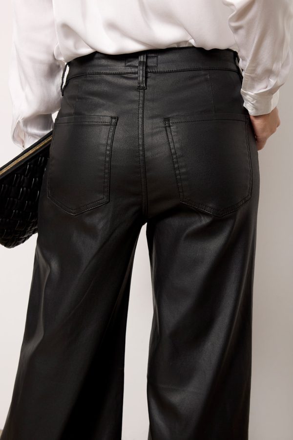 Goldie Coated Wide Leg - Image 3