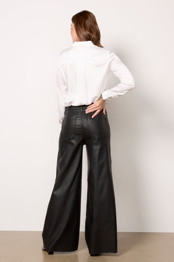 Goldie Coated Wide Leg - Image 4
