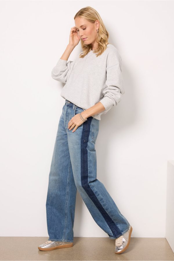 Ayla Baggy w Tuxedo Stripe - Image 5