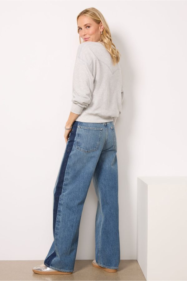 Ayla Baggy w Tuxedo Stripe - Image 4