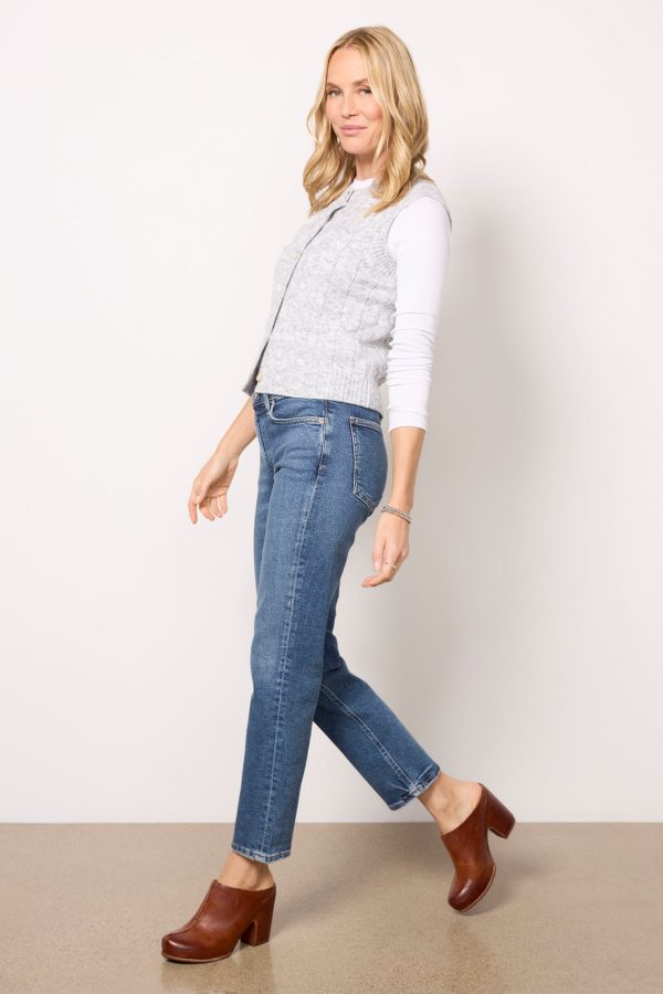 Kye Mid Rise Straight Crop - Image 5