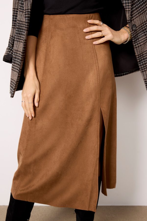 Coco Suede Skirt - Image 2