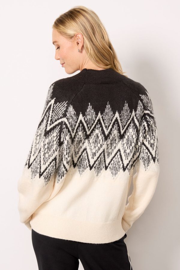 Siren Relaxed Jaquard Sweater - Image 4