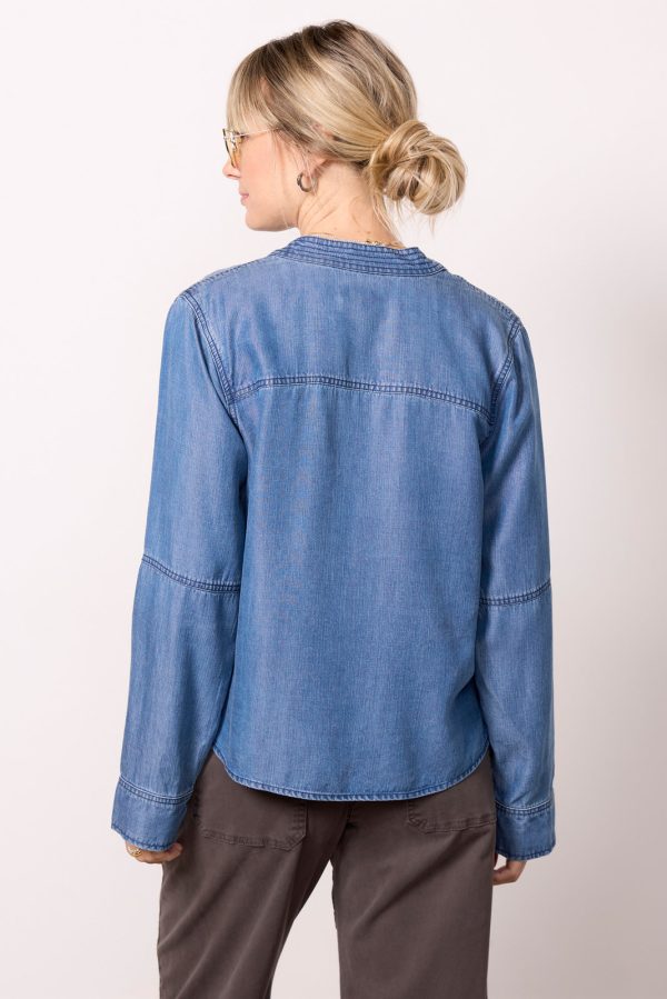 Laci Chambray Popover - Image 4