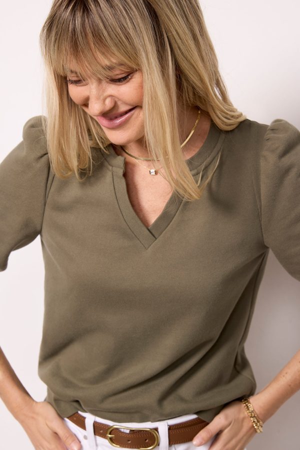 Marley Split Neck Sweatshirt - Image 5