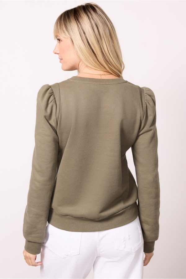 Marley Split Neck Sweatshirt - Image 4