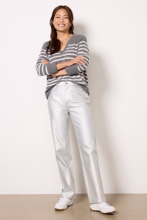 Cassie Metallic Straight Leg - Image 5