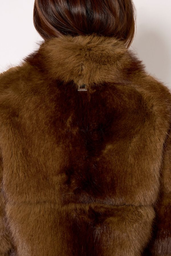 Sai Mink Short Coat - Image 6