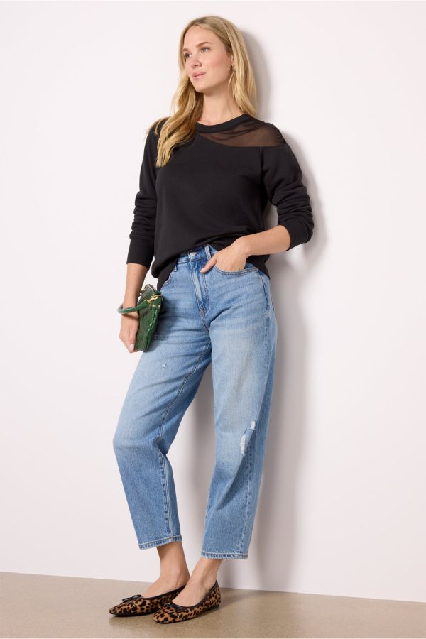 Hollis Mesh Inset Sweatshirt - Image 5