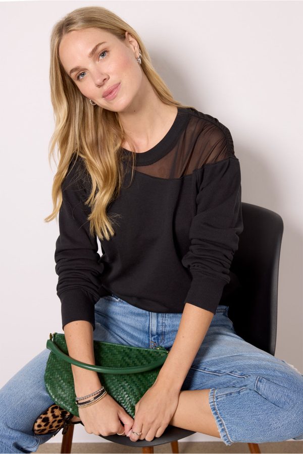 Hollis Mesh Inset Sweatshirt - Image 6