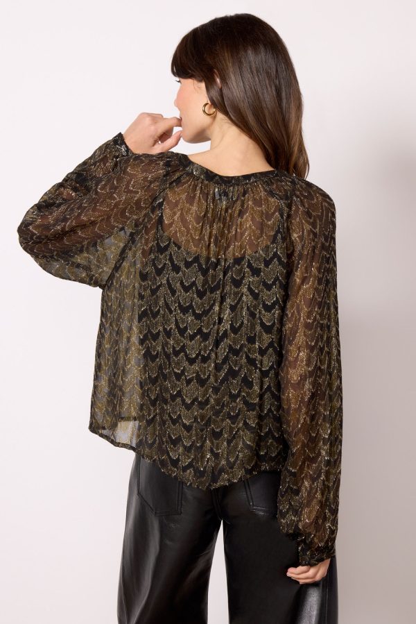 Raelynn Metallic Blouse - Image 4