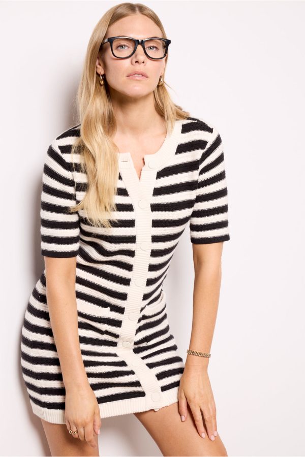 Button Front Knitted Dress - Image 3