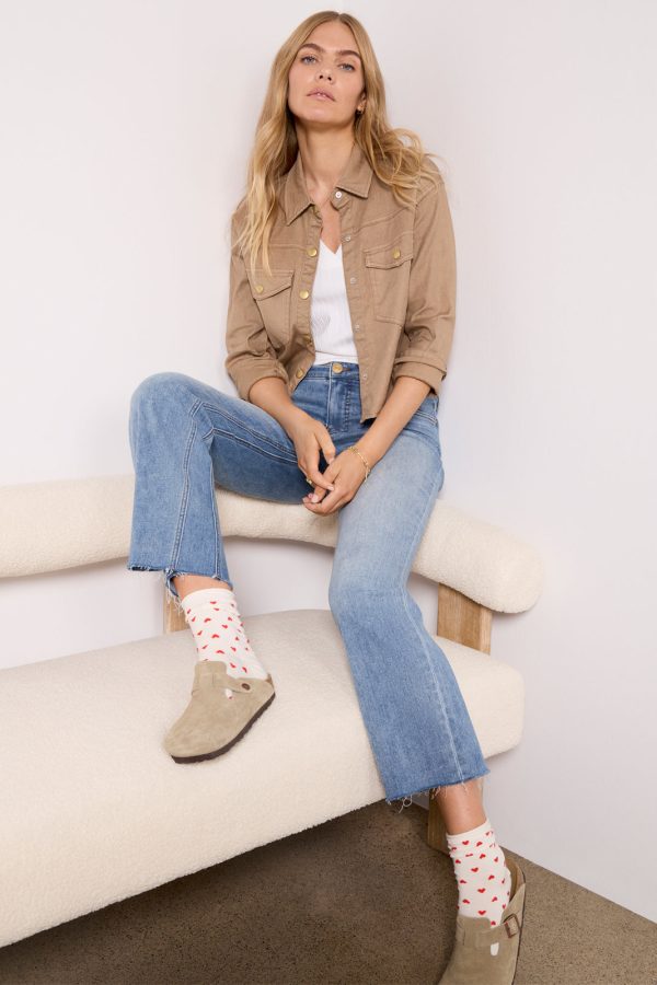 Frankie Stretch Linen Shacket - Image 2
