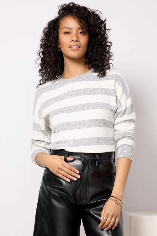 Danica Stripe Brushed Top - Image 6