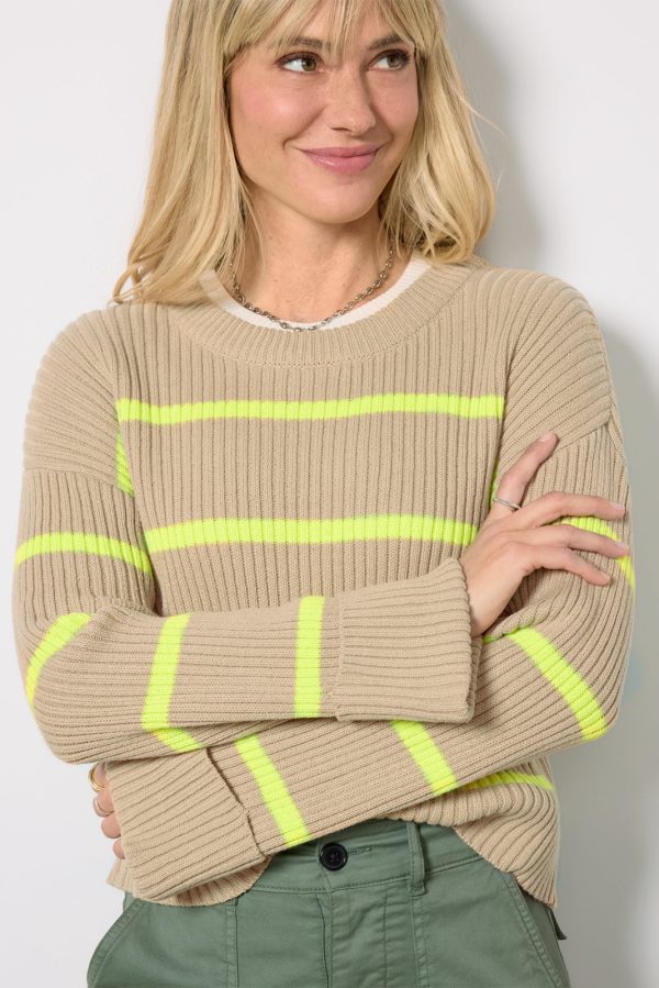 Emma Crew Stripe Pullover - Image 2