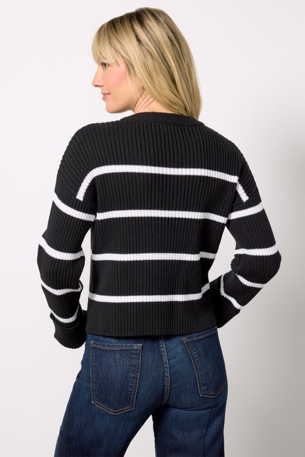 Emma Crew Stripe Pullover - Image 4