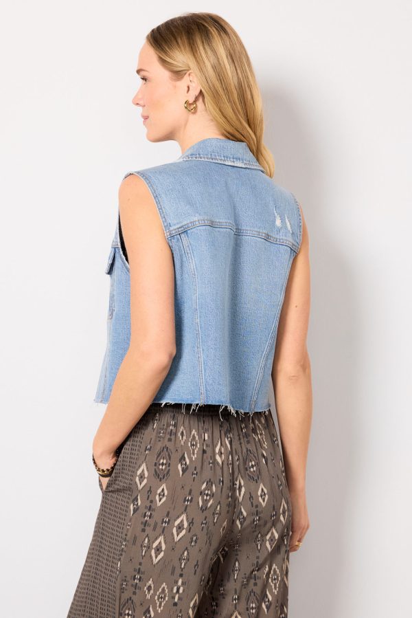 Robbie Denim Vest - Image 4
