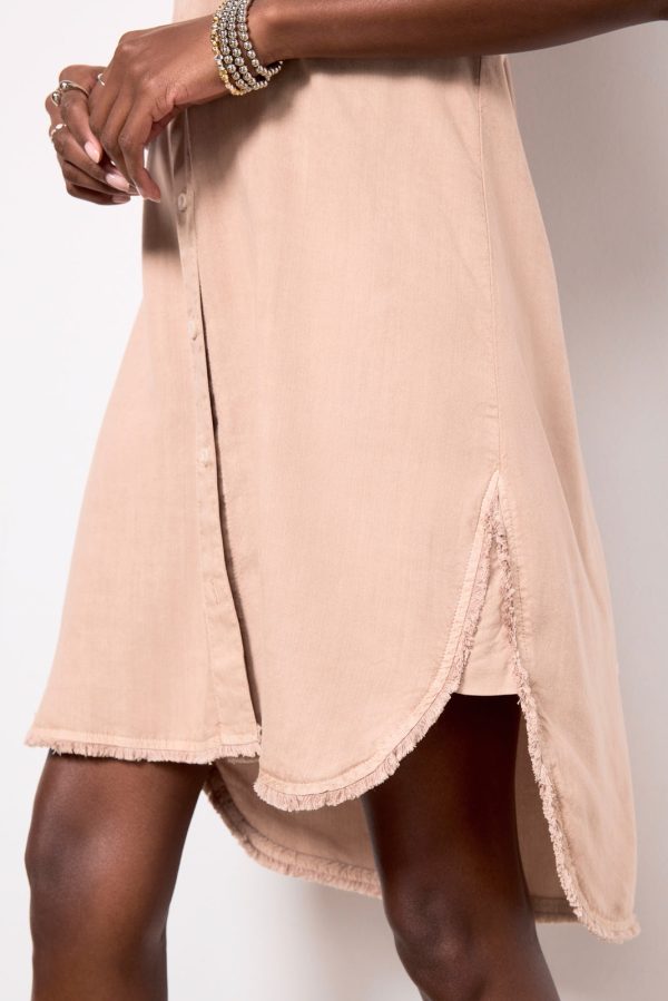 Long Sleeve Shirt Dress - Image 5