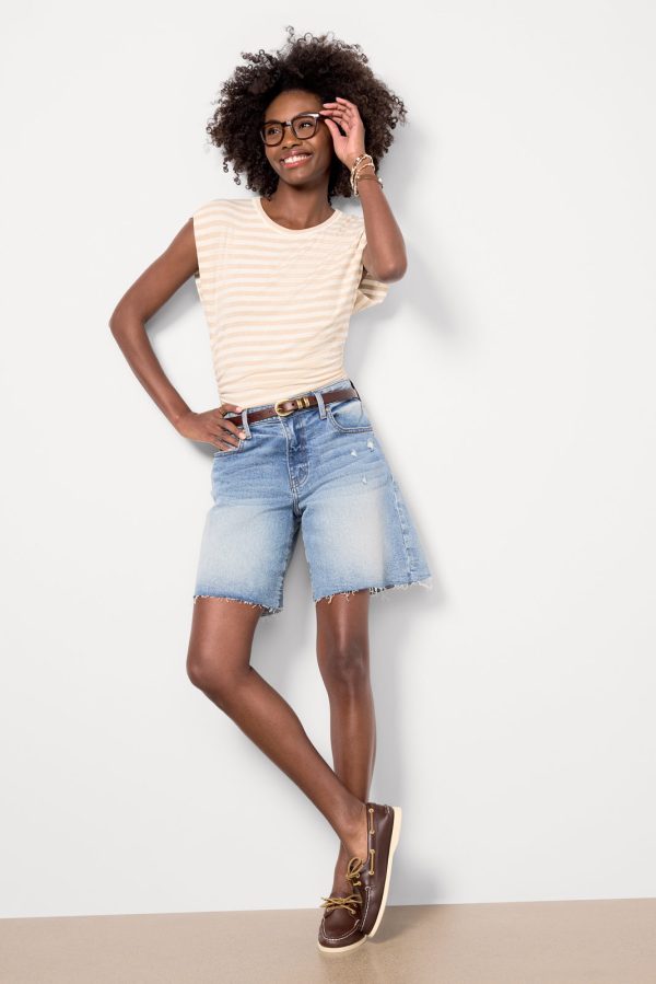 Joni Stripe Crew Neck Top - Image 2