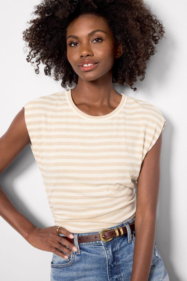 Joni Stripe Crew Neck Top - Image 3