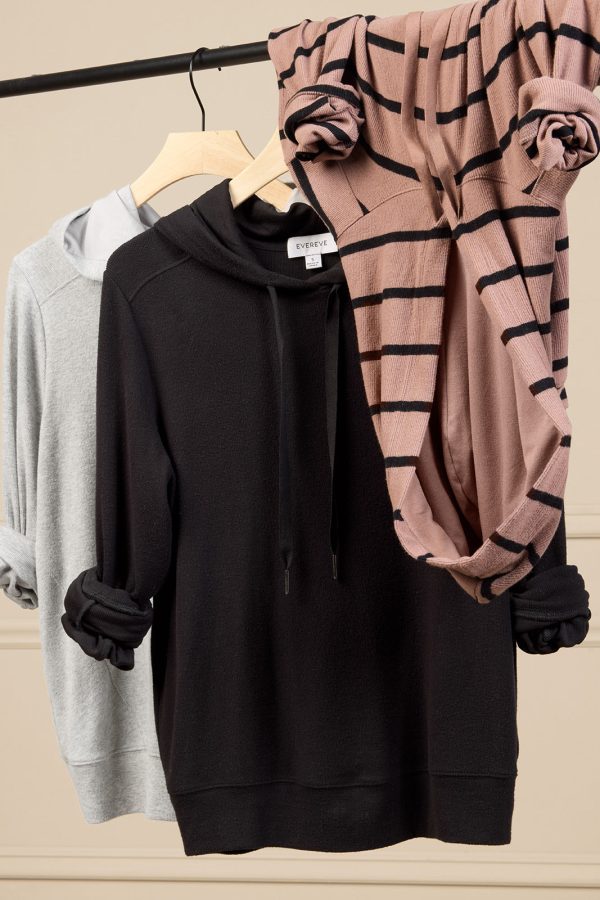 Zoey Rib Inset Hoodie - Image 6