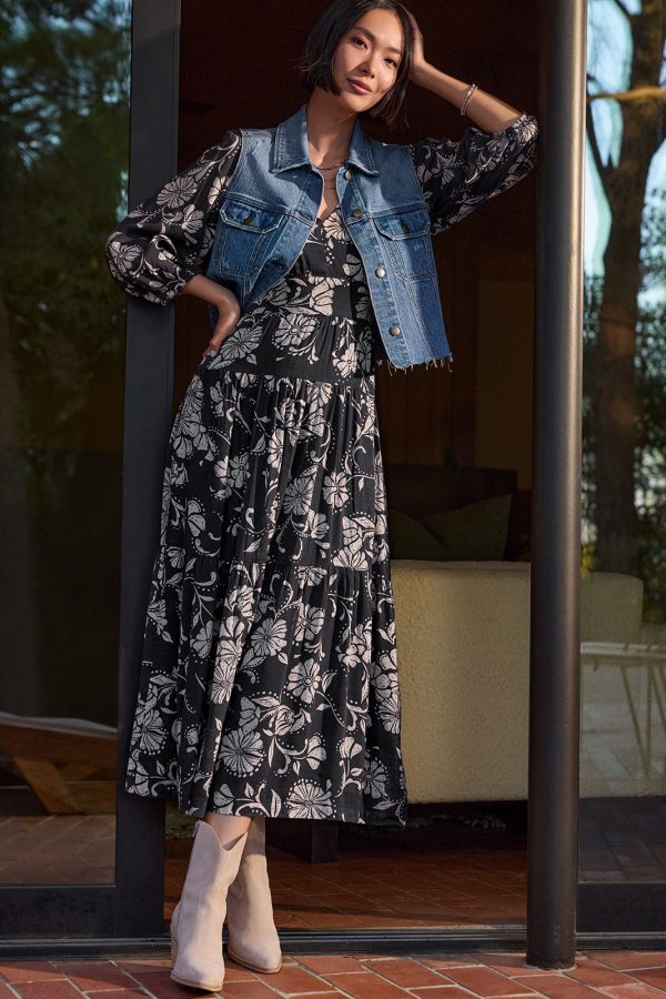 Ariana Floral Midi Dress - Image 7