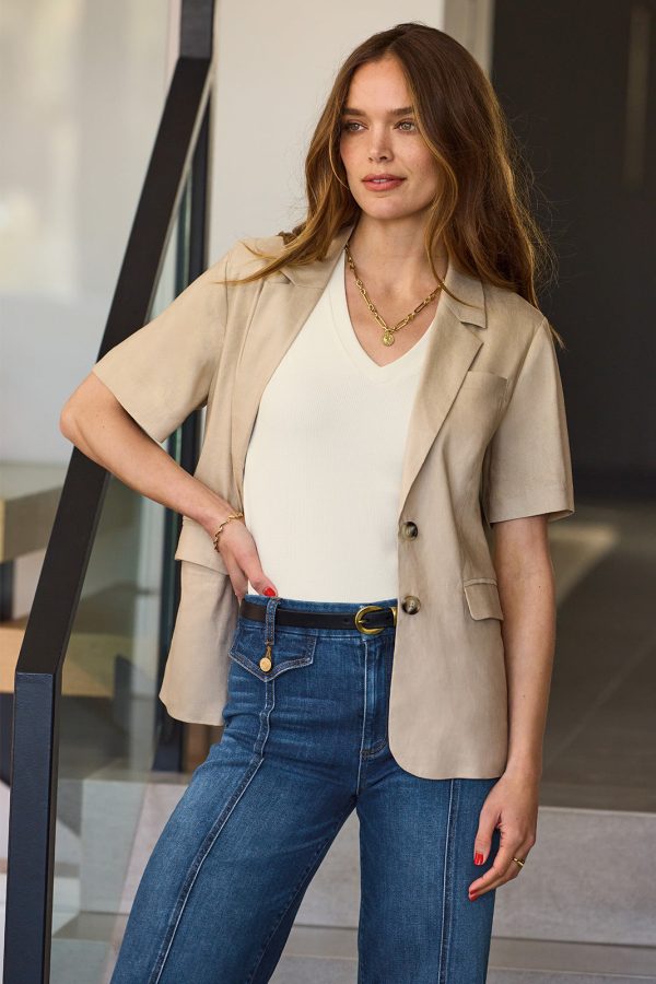 Oro Ribbed Tee - Image 7