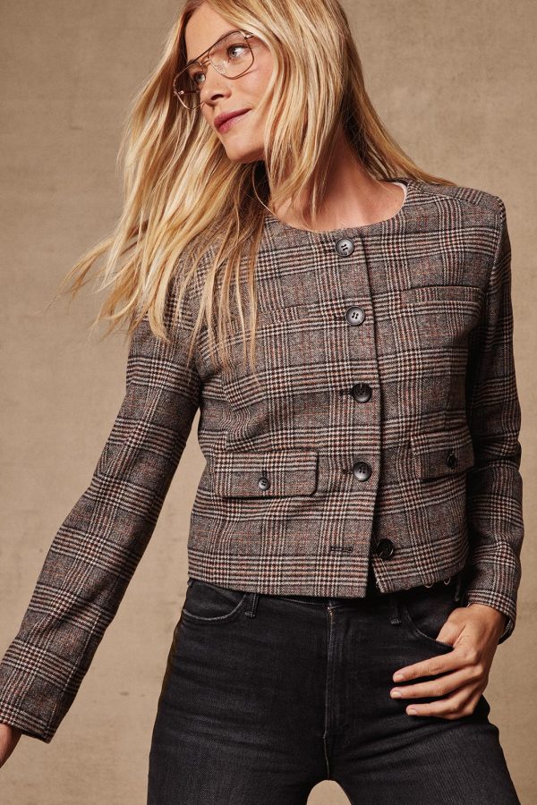 Ellie Plaid Jacket - Image 6