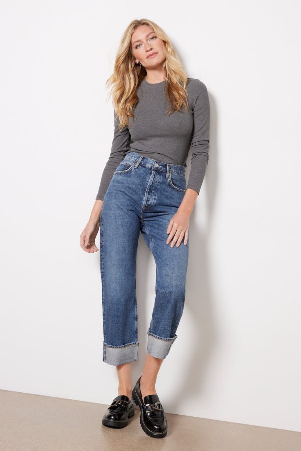 Rilo Rib Long Sleeve Top - Image 3