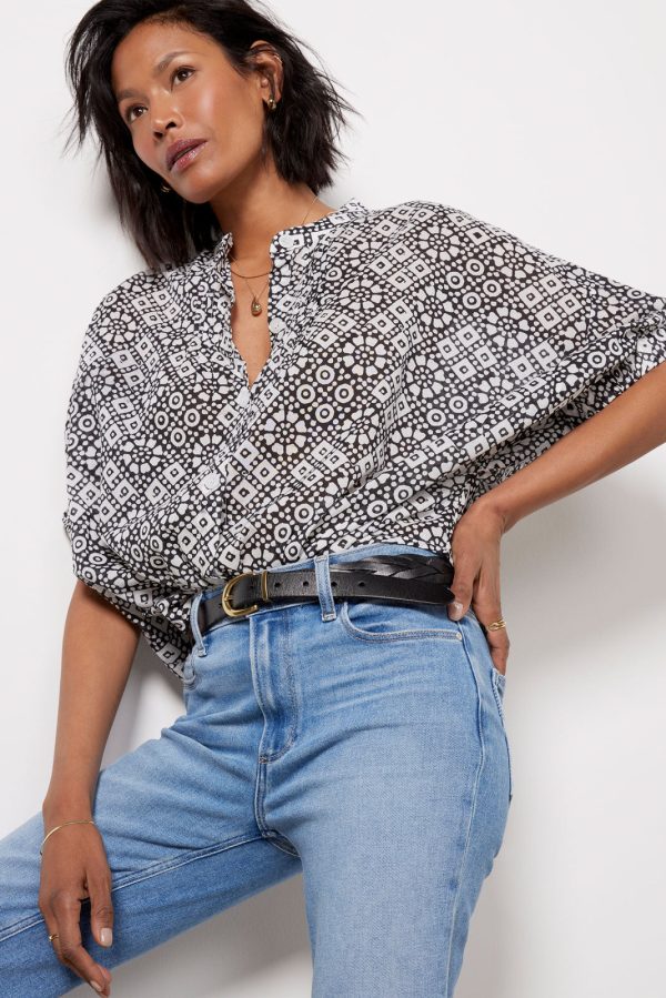 Mandarin Collar Top - Image 2