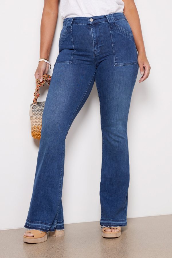 Le High Flare Trapunto Stitch - Image 2