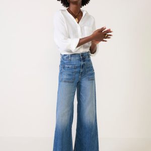 Cropped Sailor Jean