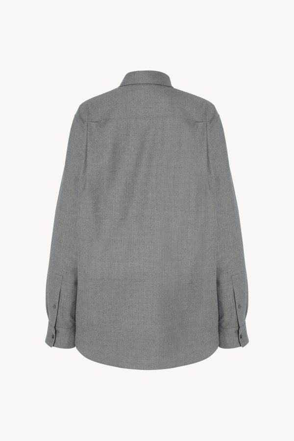 Pino Shirt in Virgin Wool - Image 2