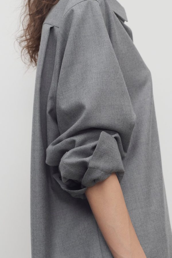 Pino Shirt in Virgin Wool - Image 6