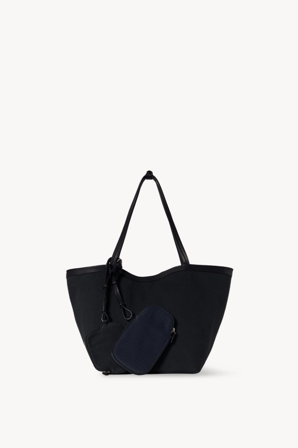 Park Tote Three Canvas Bag in Cotton and Leather - Image 4